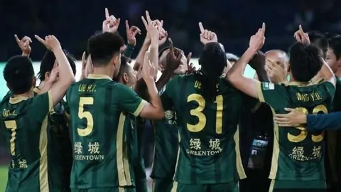 国安提前庆祝胜利6-1大，广东体彩网购彩，胜，塞蒂恩期待球队持续昂扬斗志
